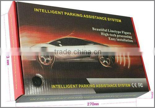 Good selling Small portable Parking sensor with Bibibi sound alarm and 4 rear sensors