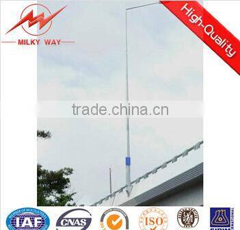 hot dip galvanized street lighting 18m poles