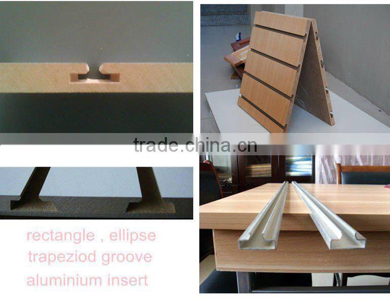 shengze wood & furniture produce good quality slot mdf for supermarket use