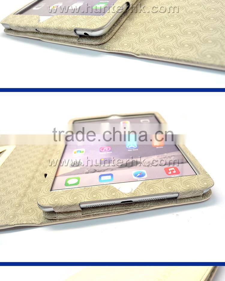 Portable PU Leather Flat Computer Cover For iPad 1