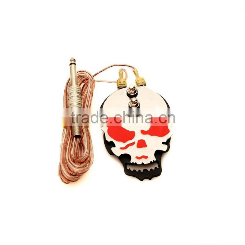Skull designs Individuality Power Pedal Generator For All Kinds of Power Supply of Tattoo Machine microblade eyebrow