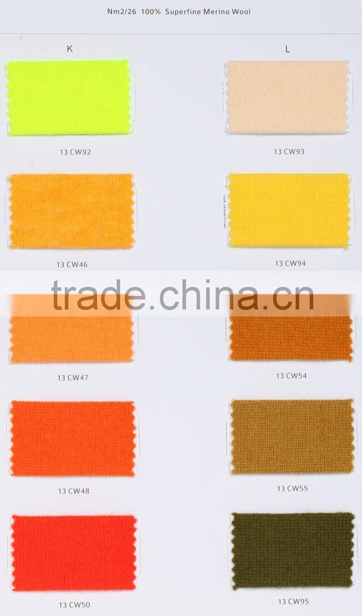 woolen 2/26nm 100% merino wool yarn, 80s tops mercerized