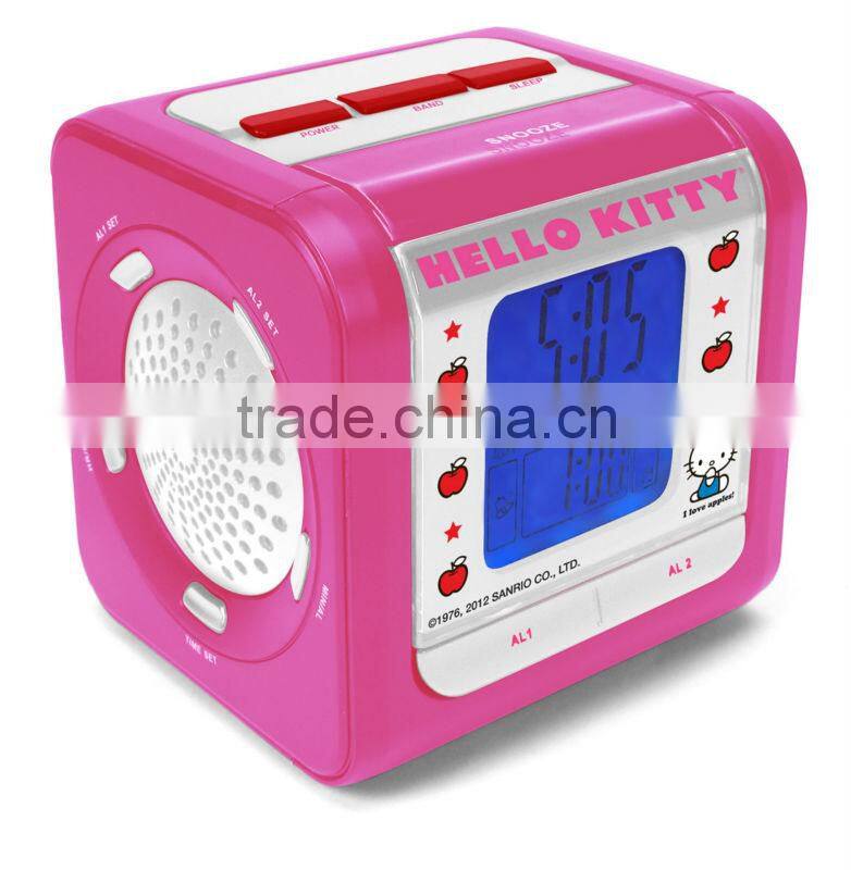 Top Sale Synchronised Projector Alarm Clock Radio