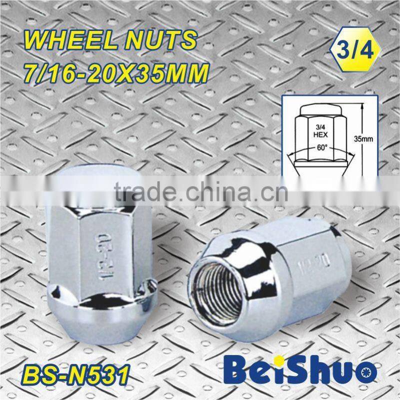 chrome wheel nuts