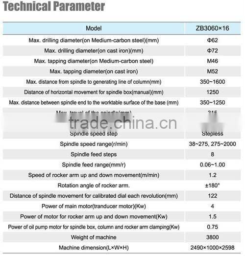 professional supplier hot sale Horizontal/Vertical Head Drilling Machine