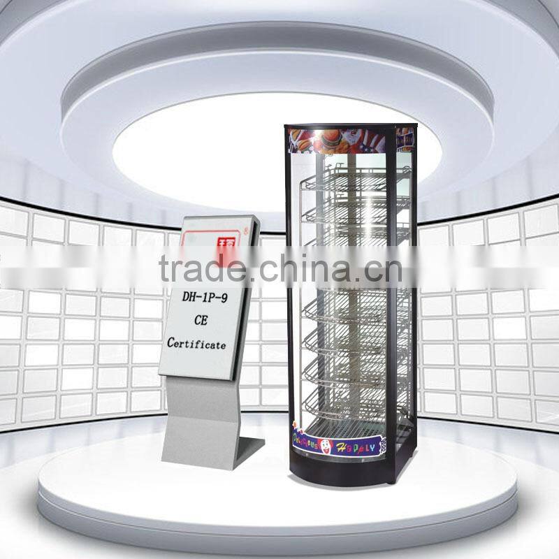 9 layer food warming showcase food display cabinet