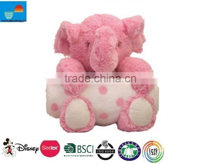 Plush elephant with blanket