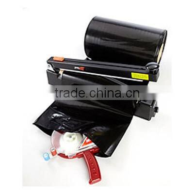 Black polyethylene layflat plastic tubing