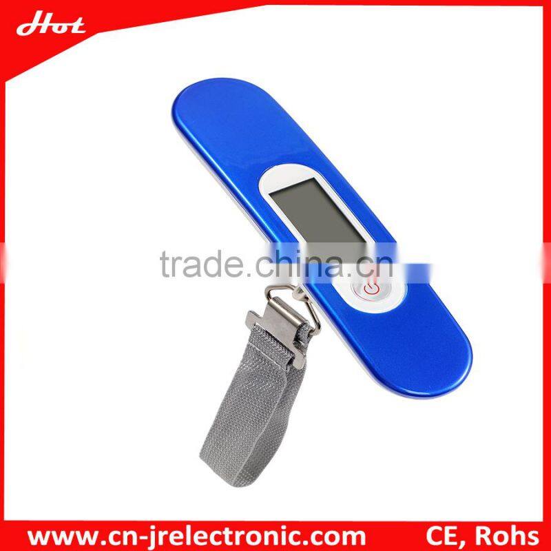 New innovation 50kg colorful Portable weighing luggage scale used for souvenir and christmas gift