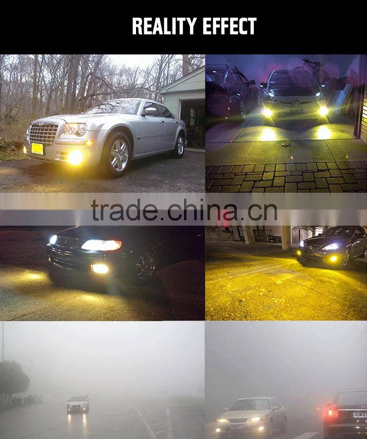 1500LM 6000k 3000k 15W Korea Chip LED Fog Lights For Cars