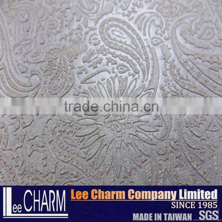 100% Polyester Leather-like Fabric for Interior design