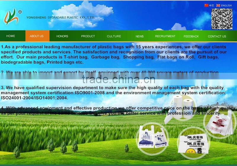 400*370*0.035mm Hdpe Stand Up Pouch Black Garbage Bag