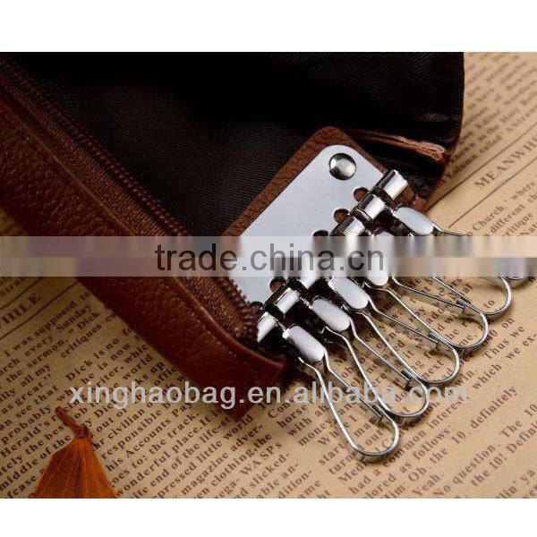 Cowhide leather bag high quality bag key holder 2014