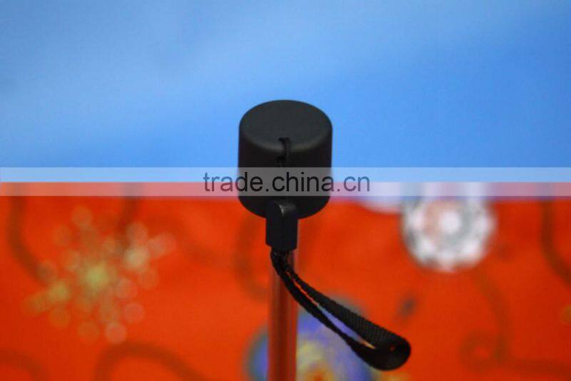 Hot Sale19" X 6ribs red color 3-section mini umbrella