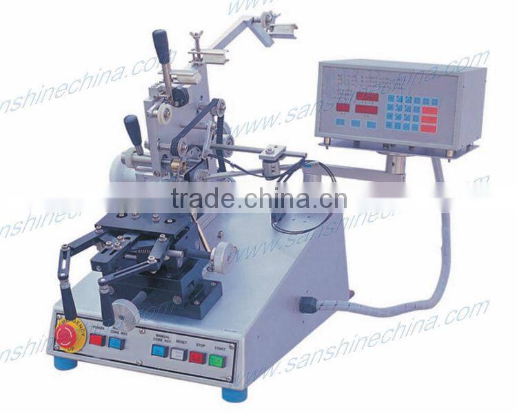 Automatic EMI chip filter toroidal winding machine(SS900B3 series wire D 0.07~0.25mm) replace JOVIL toroidal winder
