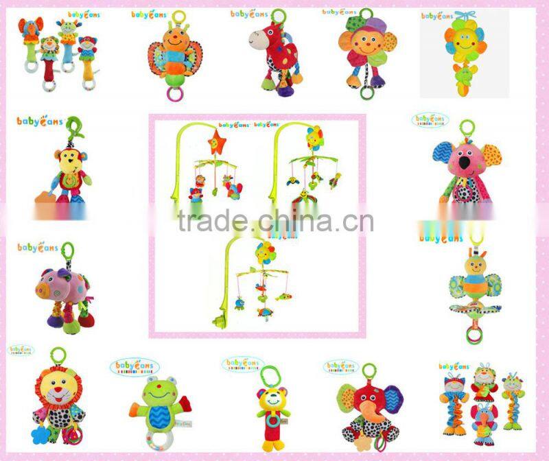 Babyfans Stuffed Animal Toy Manufactures china Rattle Teether Baby Toys