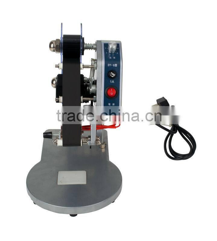 DY-8 portable manual hot color ribbon date coding machine