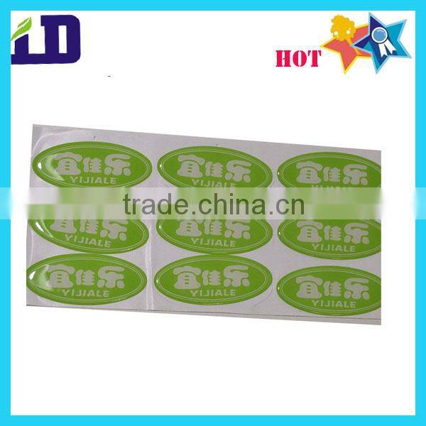 Professional Printing custom epoxy sticker & epoxy resin sticker