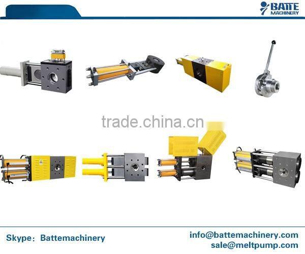 Extrusion processes screen changer quick net changer