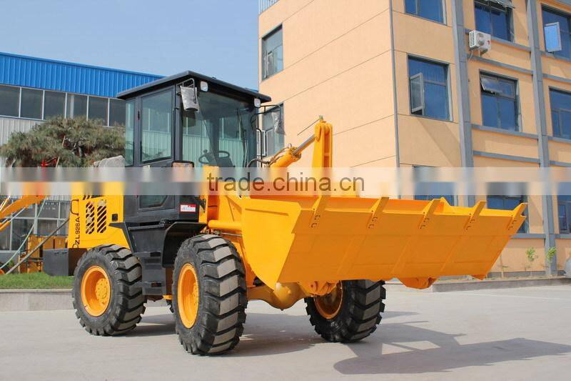 China compact mini wheel loader zl20, 2 tons mini wheel loader for sale