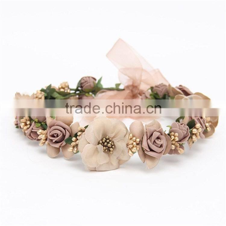 DSFG001C Hot Diy flower crown garland Children's hair accessory Head band/ hair band