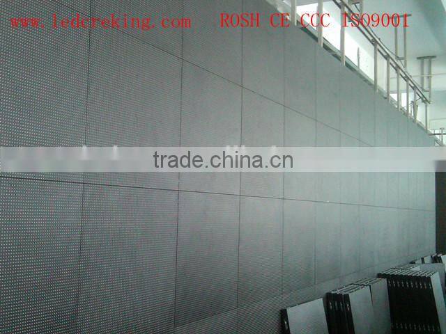 hight quality indoor &outdoor stage used transparent led curtains