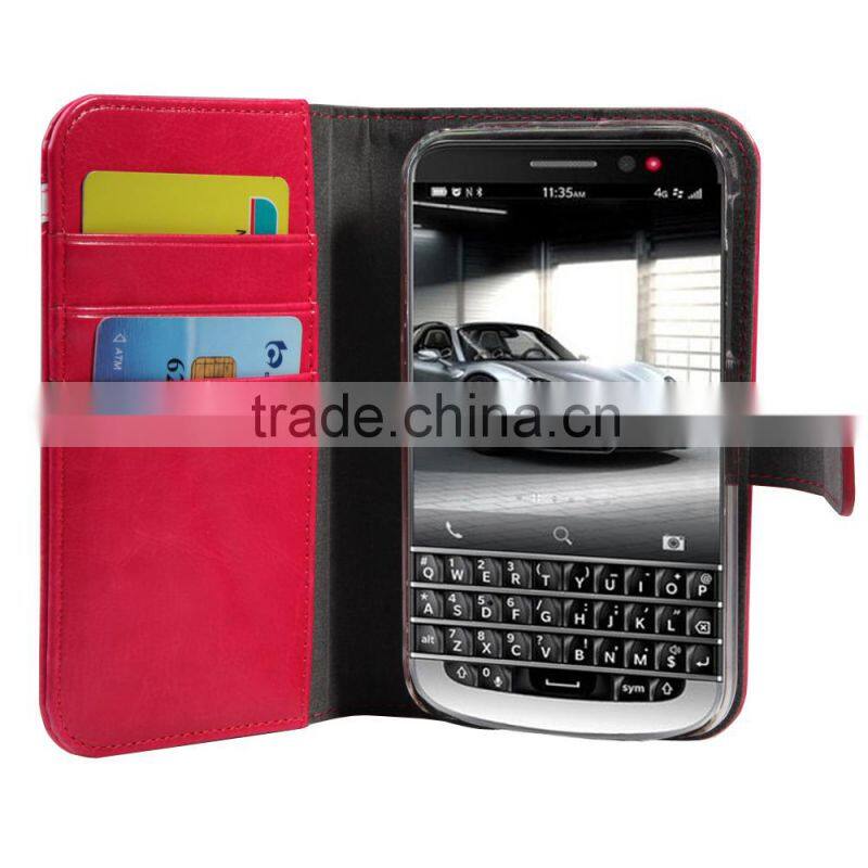 For Blackberry Q20 smartphone wallet case