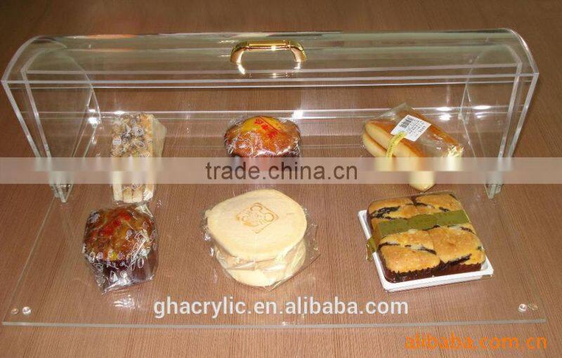 Professional design acrylic display rack/food display rack