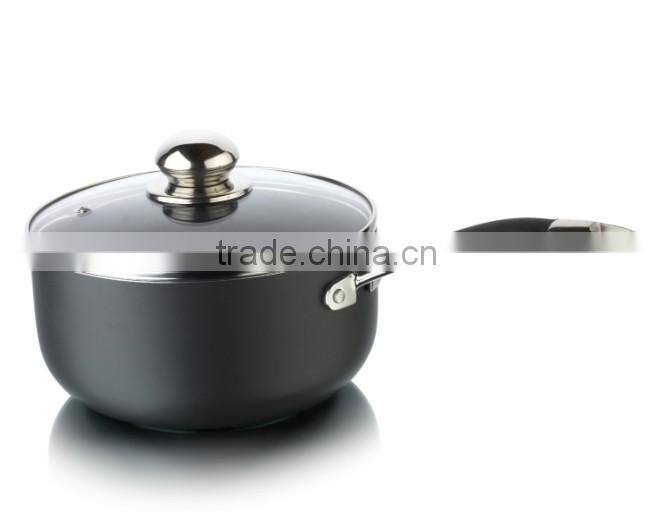 High quality Stainless steel Aluminum Non-stick Saucepan Milk Boiling Pot kitchenware