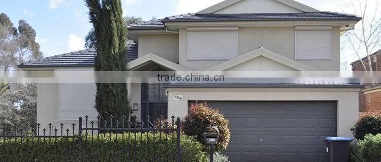 Aluminum motorized unique window shutters