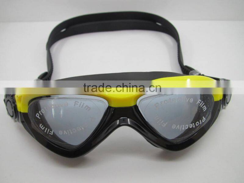 Hot sale junior cute swim goggles, 7 colors professional kids swimming goggles, funny swim goggle