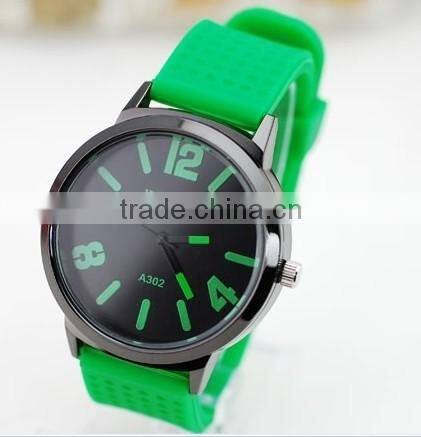 men custom face silicone watch sports silicone watch 5atm water resistant silicone watch