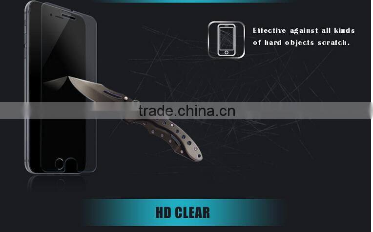 Tempered glass screen protector for mobile iphone 6 plus .