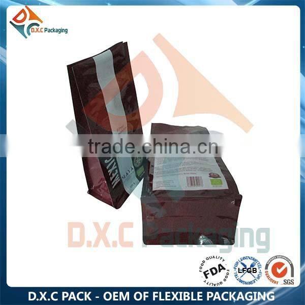 Laminated Plastic Side Gusset Bags For Rice Packaging