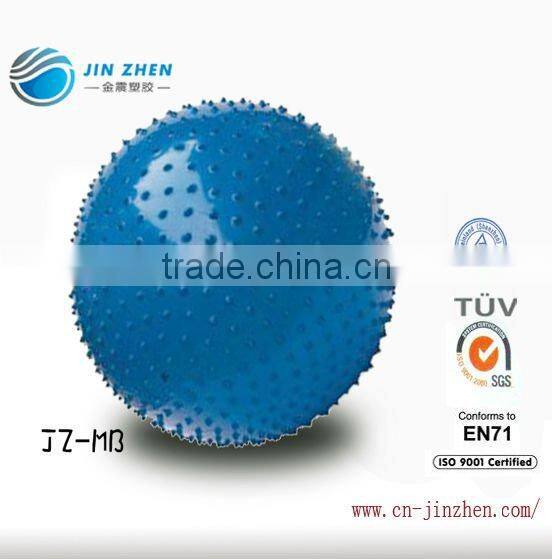 2015 hotsale spiky massage ball Non-toxic PVC body and massage ball