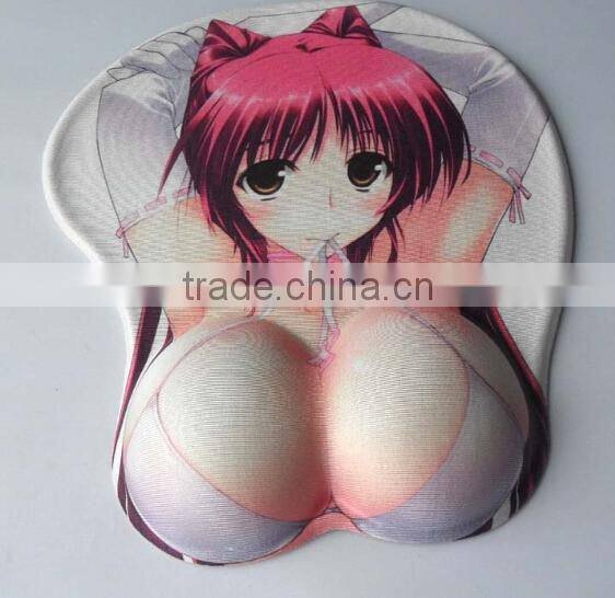 Silk Screen Printed Rubber mouse pad, decorative rubber mouse mat
