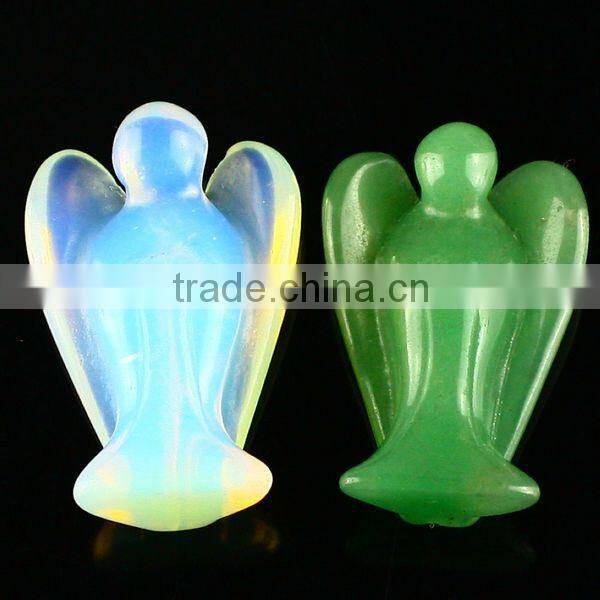 Hot seller opal glass angel jewelry beads