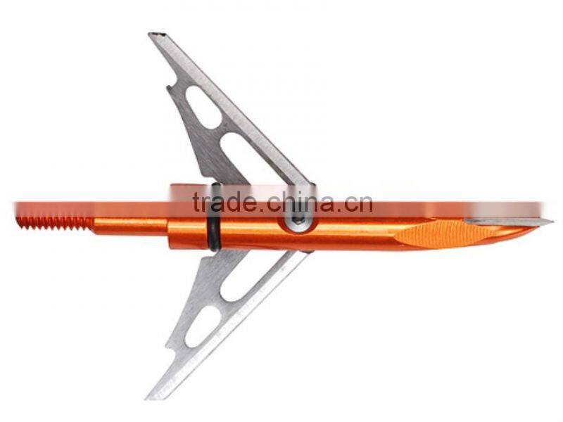 100 Grains Broadheads 2 Blade Stainless Steel for Archery Arrow