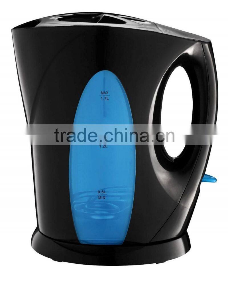 Wuxi swif 1.7L Plastic cordless electric kettle