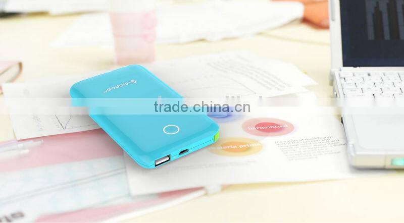 6600mah Li-Polymer battery portable power bank for cell phones with private label