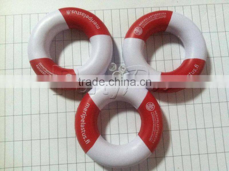 Partypro 2015 Ningbo High Quality Custom Logo Promotional PU Life Ring Stress Toy