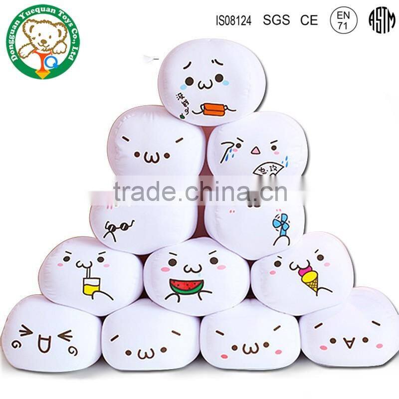 OEM factory cute cartoon white dumplings pillow