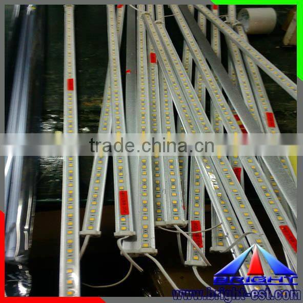 Aluminum LED Strip with aluminum Profile ,72leds smd5050 rigid bar with waterproof dc connector,Aluminum Profile for LED strip