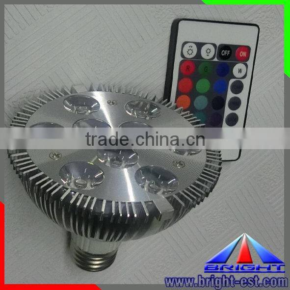 IR rgb E27 led spotlight 9W led outdoor spotlight AC100-240V