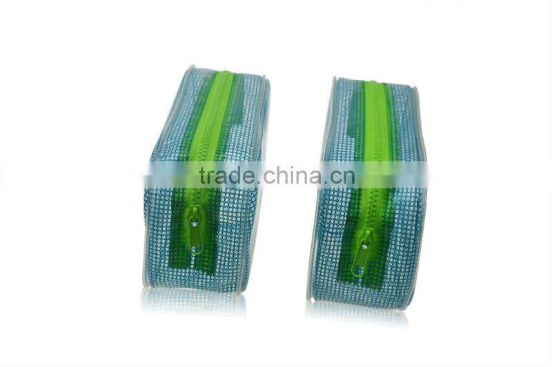 Large Market Simple Clear PVC Zipper Cosmetic Makeup Case