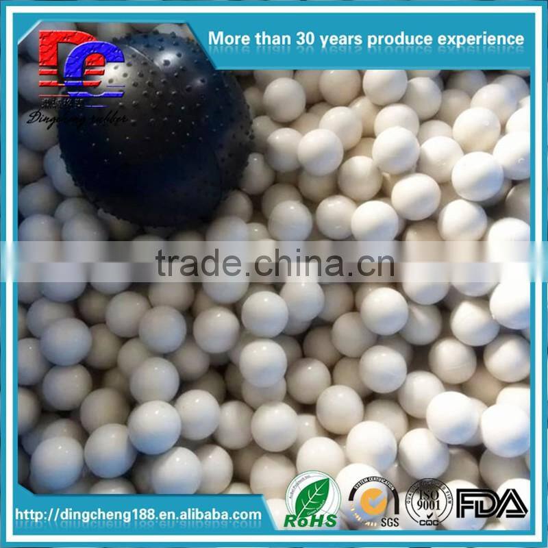 professional white industry silion rubber ball