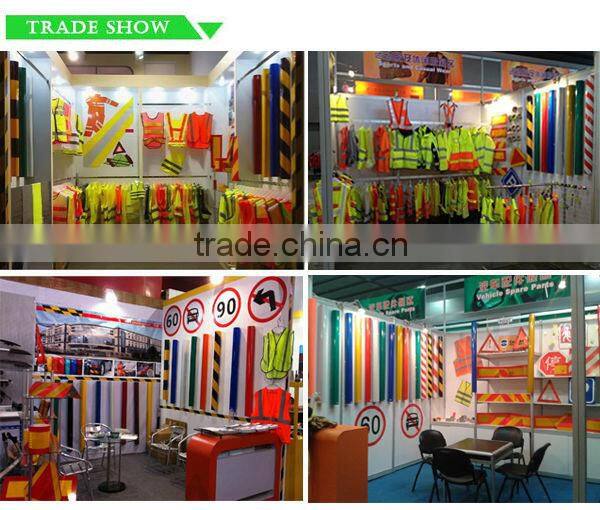 100% polyester Custom High visibility Safety pink Polis gilet