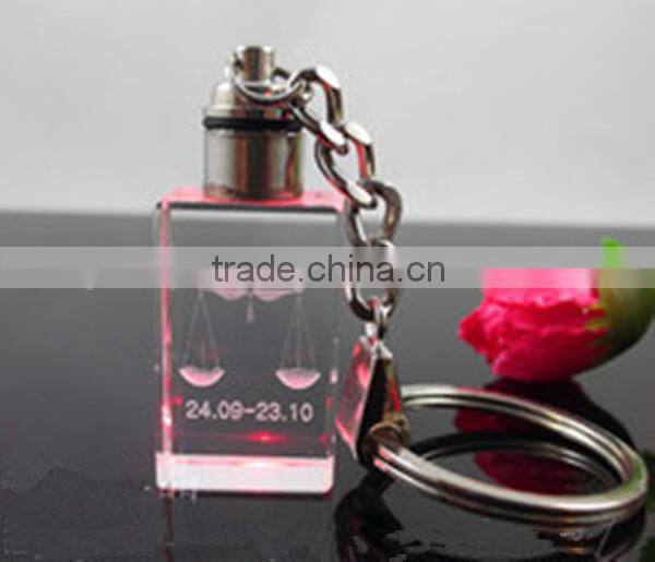 colorful cheap gift crystal keychain