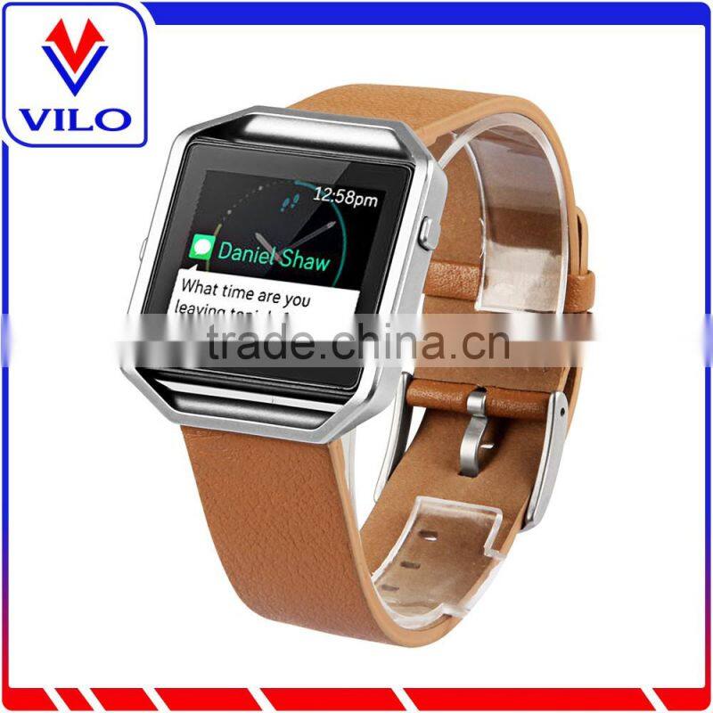 Genuine Leather band Clasic Watchband Bracelet For Fitbit Blaze