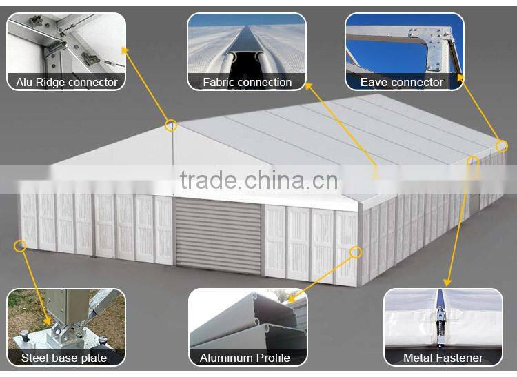 30*50m Waterproof Roller Shutter Storage Tent for Sale